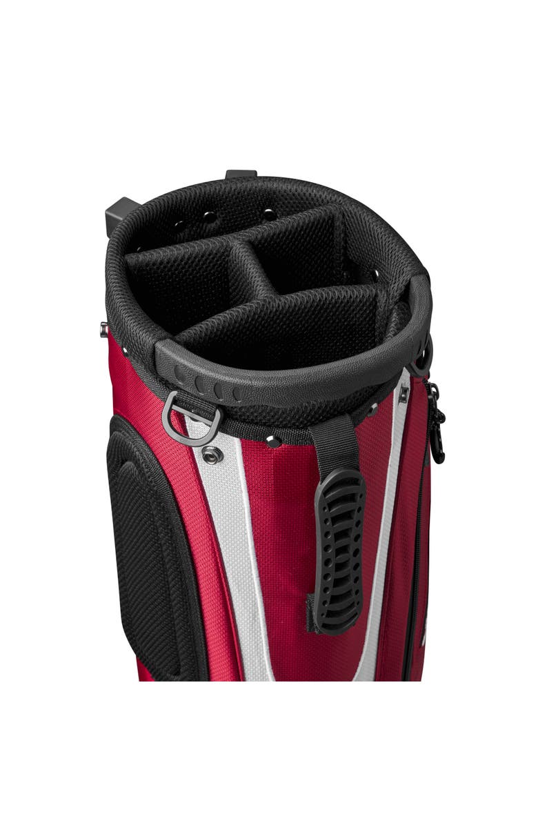 WILSON QS Golf Stand Bag, Alternate, color, Red/White/Black