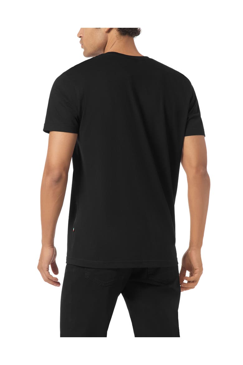 T-Shirt Round Neck Ss Lion Men, Alternate, color, black