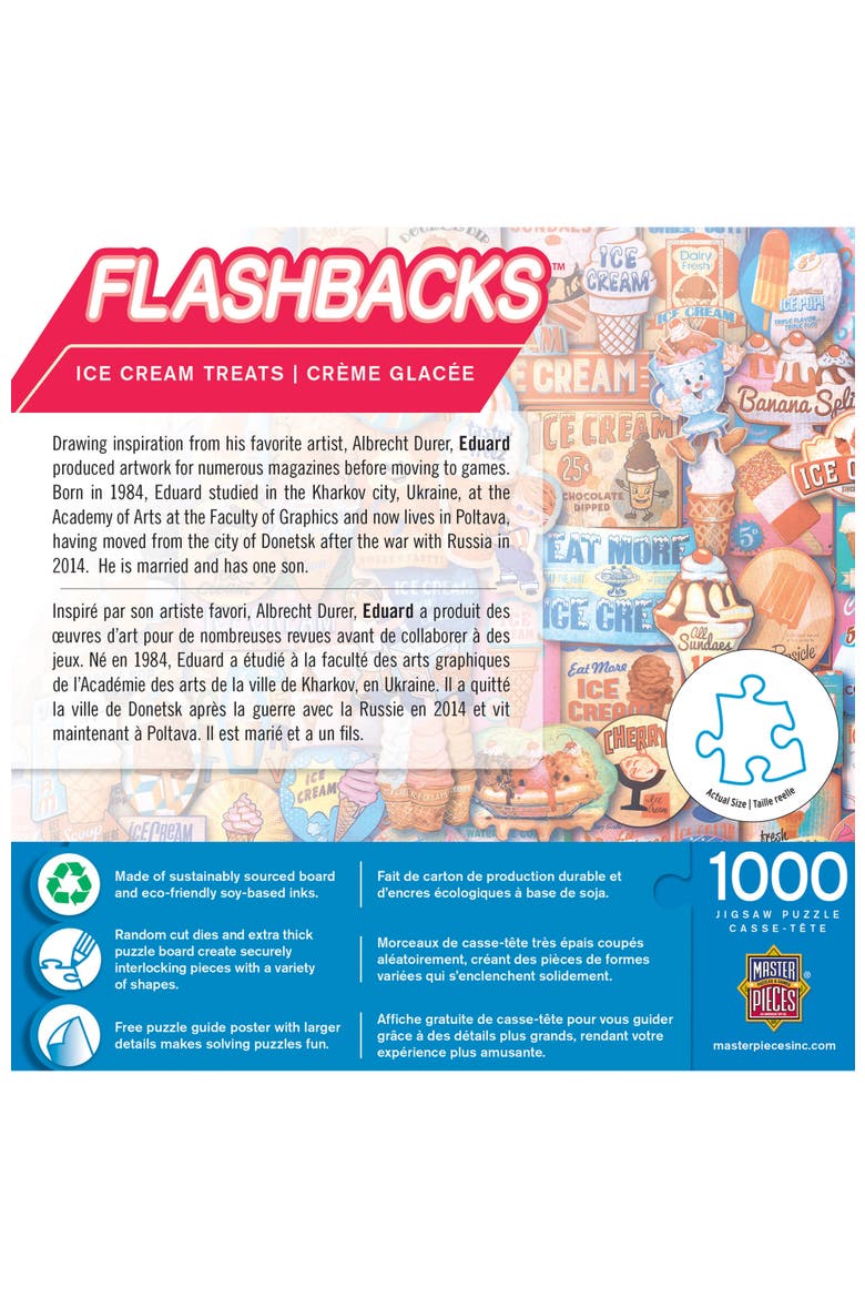 Ice Cream Treats 1000 Piece Puzzle, Alternate, color, Multicolor