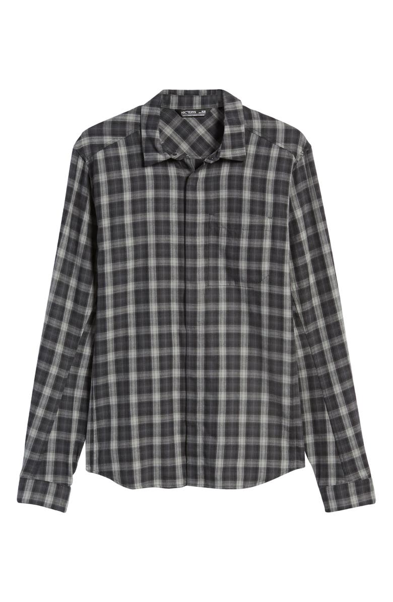 Arc'teryx Bernal Snap-Up Flannel Shirt, Alternate, color,