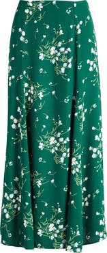 Reformation Bryson Floral Print Skirt