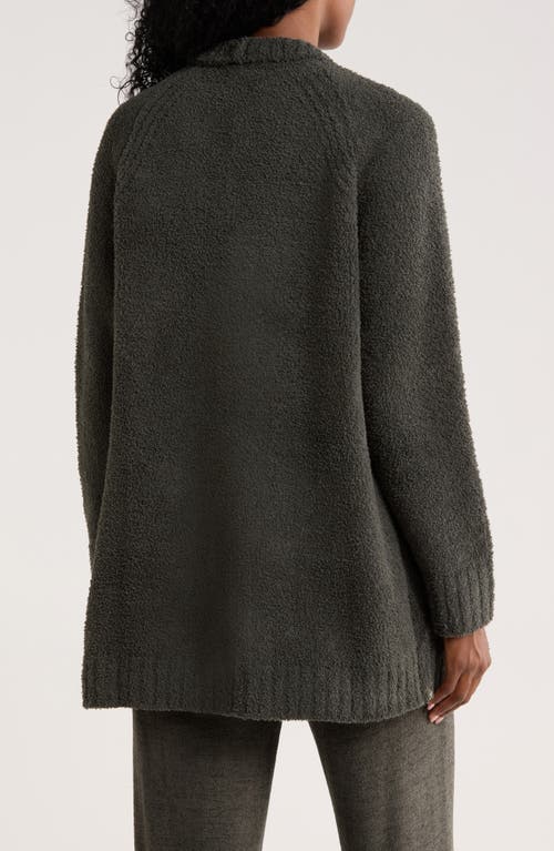 Barefoot Dreams ® Cozychic™ Directional Ribbed Cardigan In Black