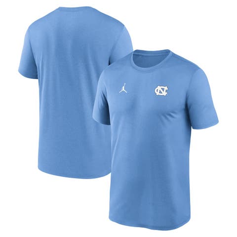 Men's Jordan Brand Carolina Blue North Carolina Tar Heels 2025 Sideline Small Logo Legend Performance T-Shirt
