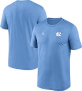Jordan Brand Men's Jordan Brand Carolina Blue North Carolina Tar Heels 2025 Sideline Small Logo Legend Performance T-Shirt