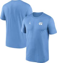 Jordan Brand Men's Jordan Brand Carolina Blue North Carolina Tar Heels 2025 Sideline Small Logo Legend Performance T-Shirt