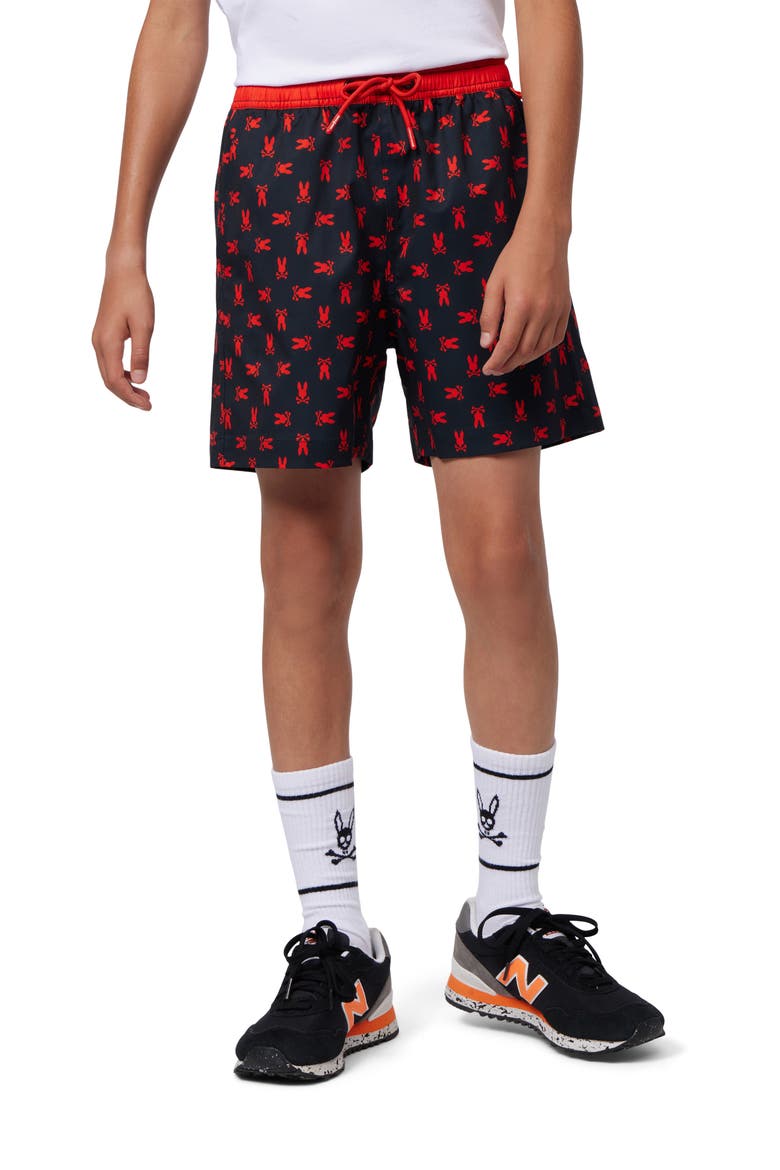 Kids' Cary Swim Trunks, Alternate, color, NAVY