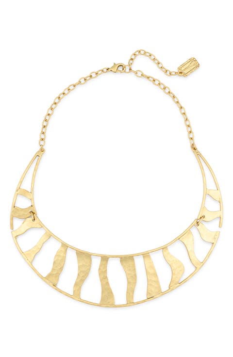 Open Work Arched Collar Necklace
