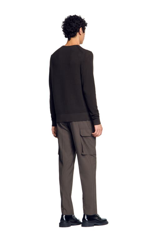 Sandro Textured Knit Sweater