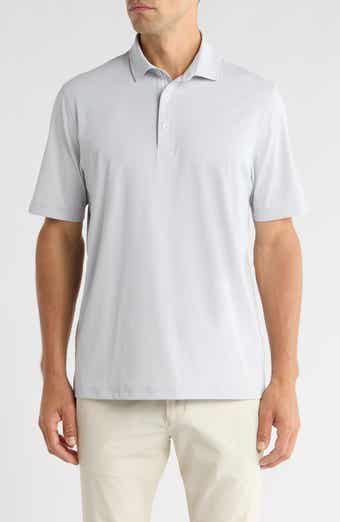 Greg Norman Tournament Textured Solid Knit Polo