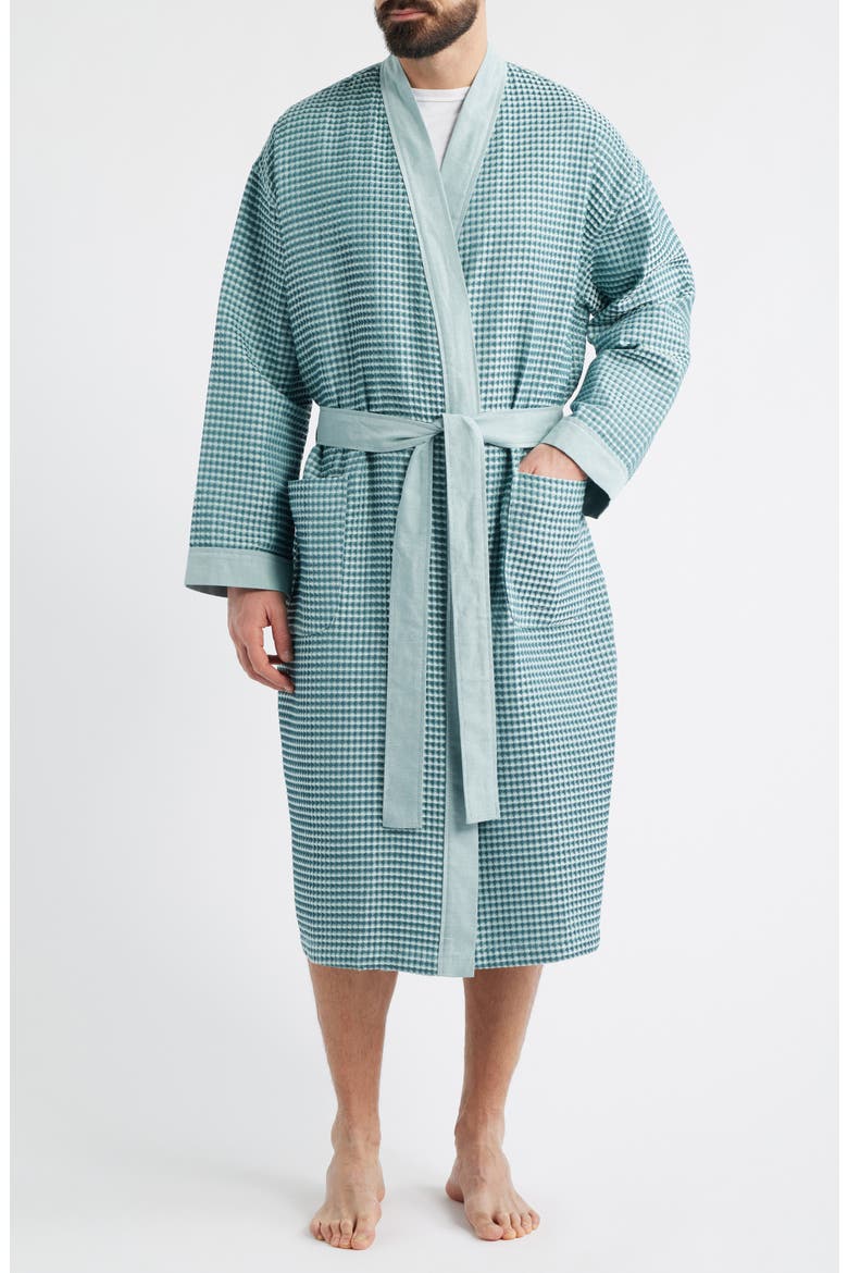 La Paz Cotton Robe, Main, color, TEAL