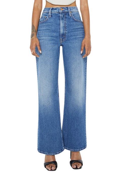 MOTHER The Lil Bookie Sneak High Waist Bootcut Jeans (Knick Knack Paddy Whack)