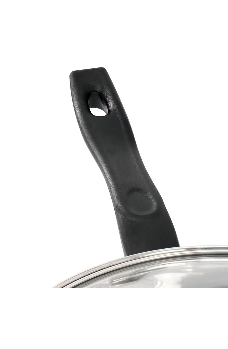 OSTER Rametto 5 Piece Belly Shaped Stainless Steel Cookware Set, Alternate, color, Silver