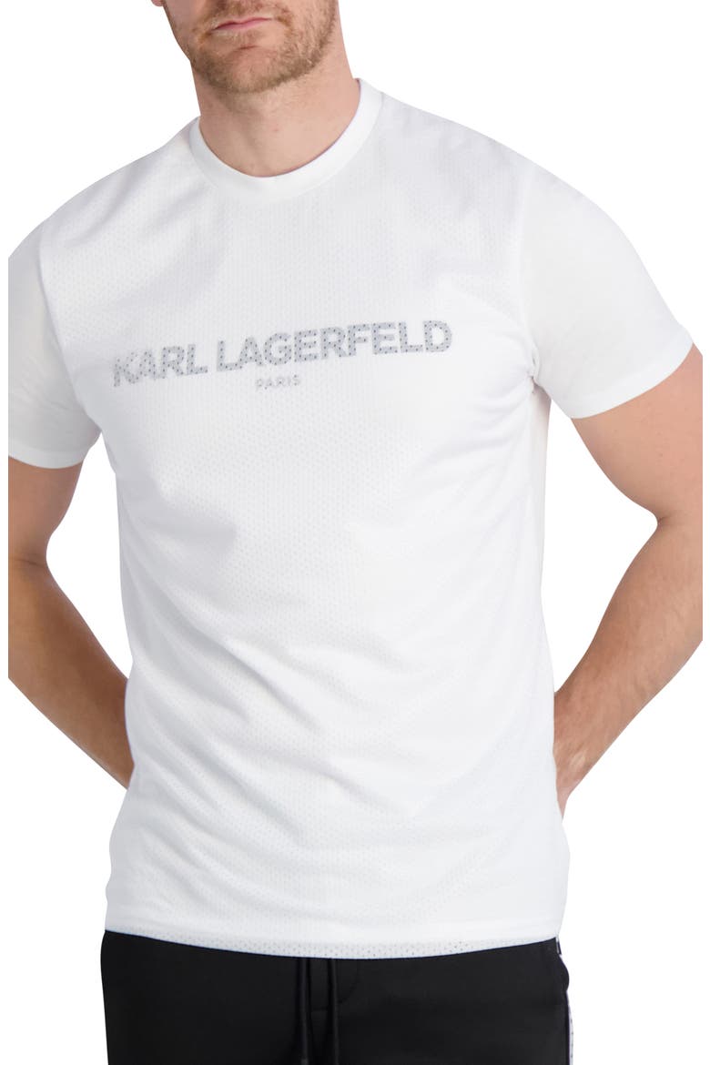 Mesh Performance T-Shirt, Main, color, WHITE