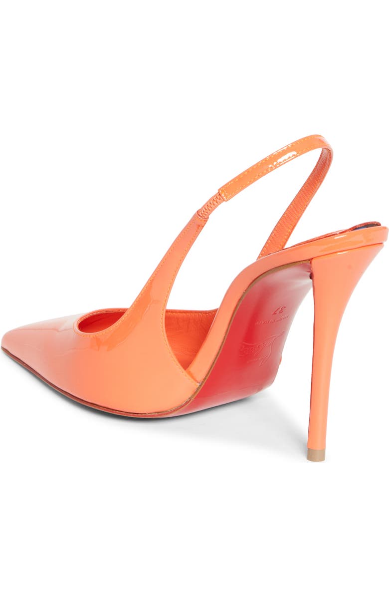 Christian Louboutin 100MM MISS Z SLINGBACK PUMP, Alternate, color, Caruzo/ Caruzo