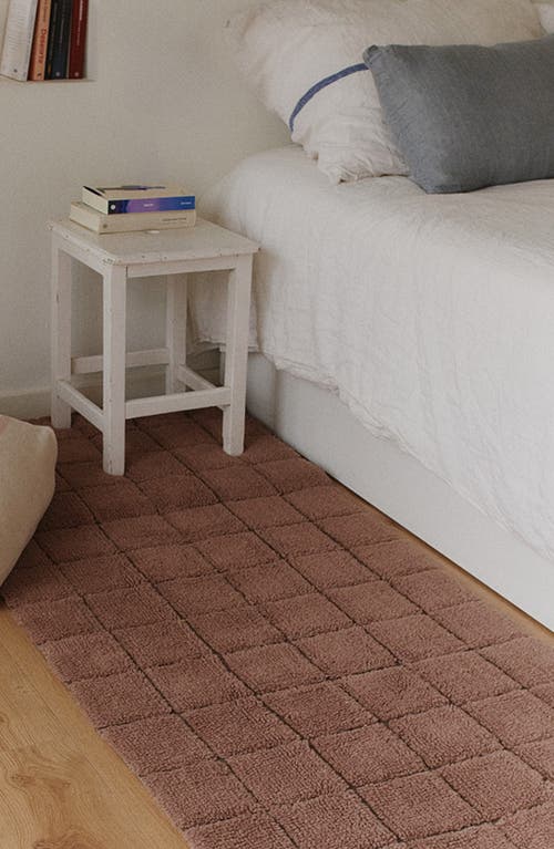 Lorena Canals Woolable Mosaic Washable Wool Rug In Brown