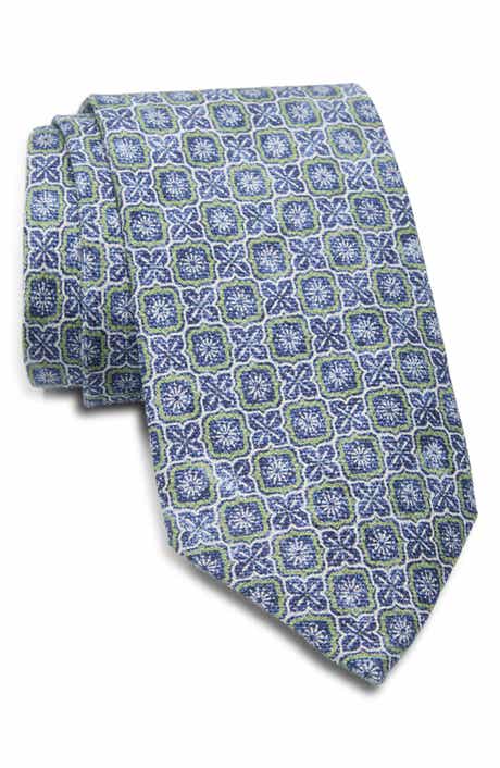 Geometric Silk Tie