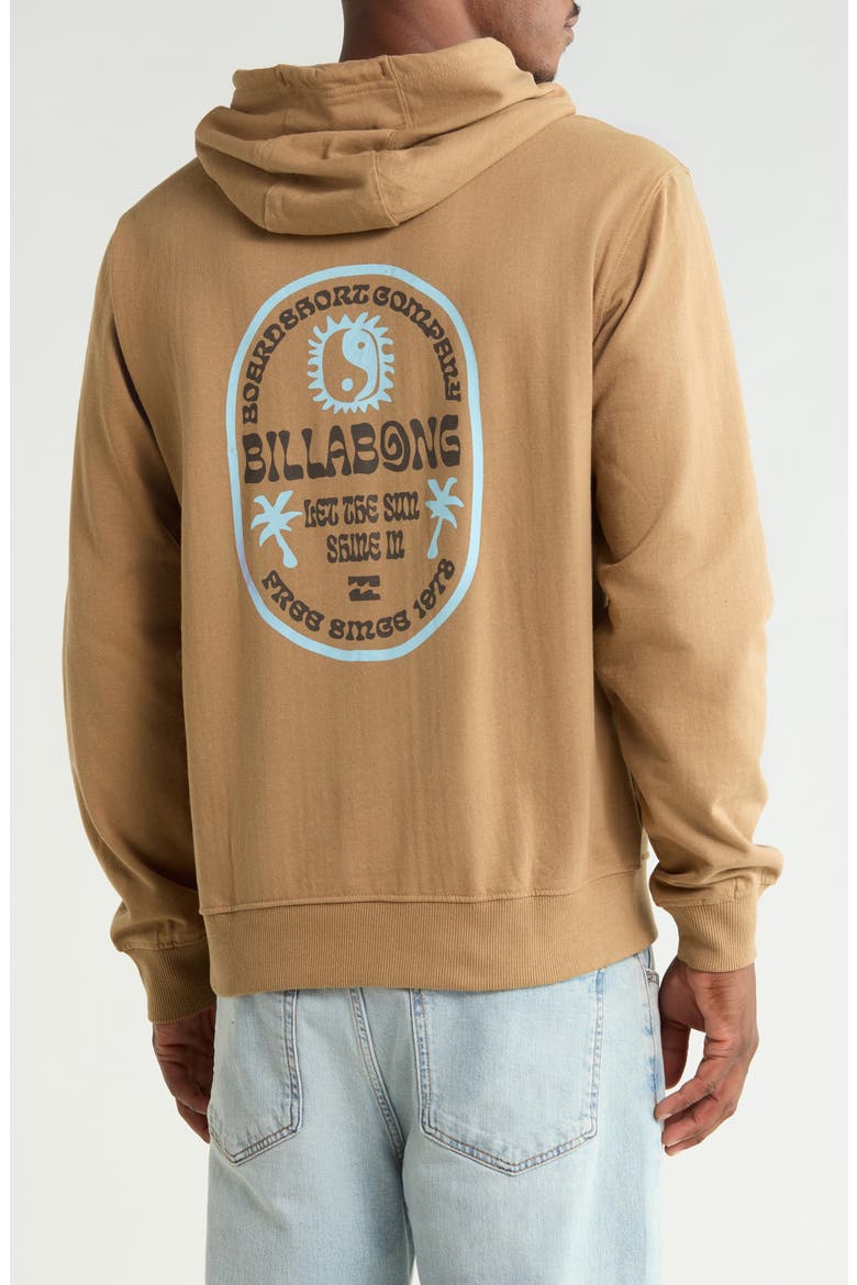 Slick Graphic Hoodie, Alternate, color, KELP