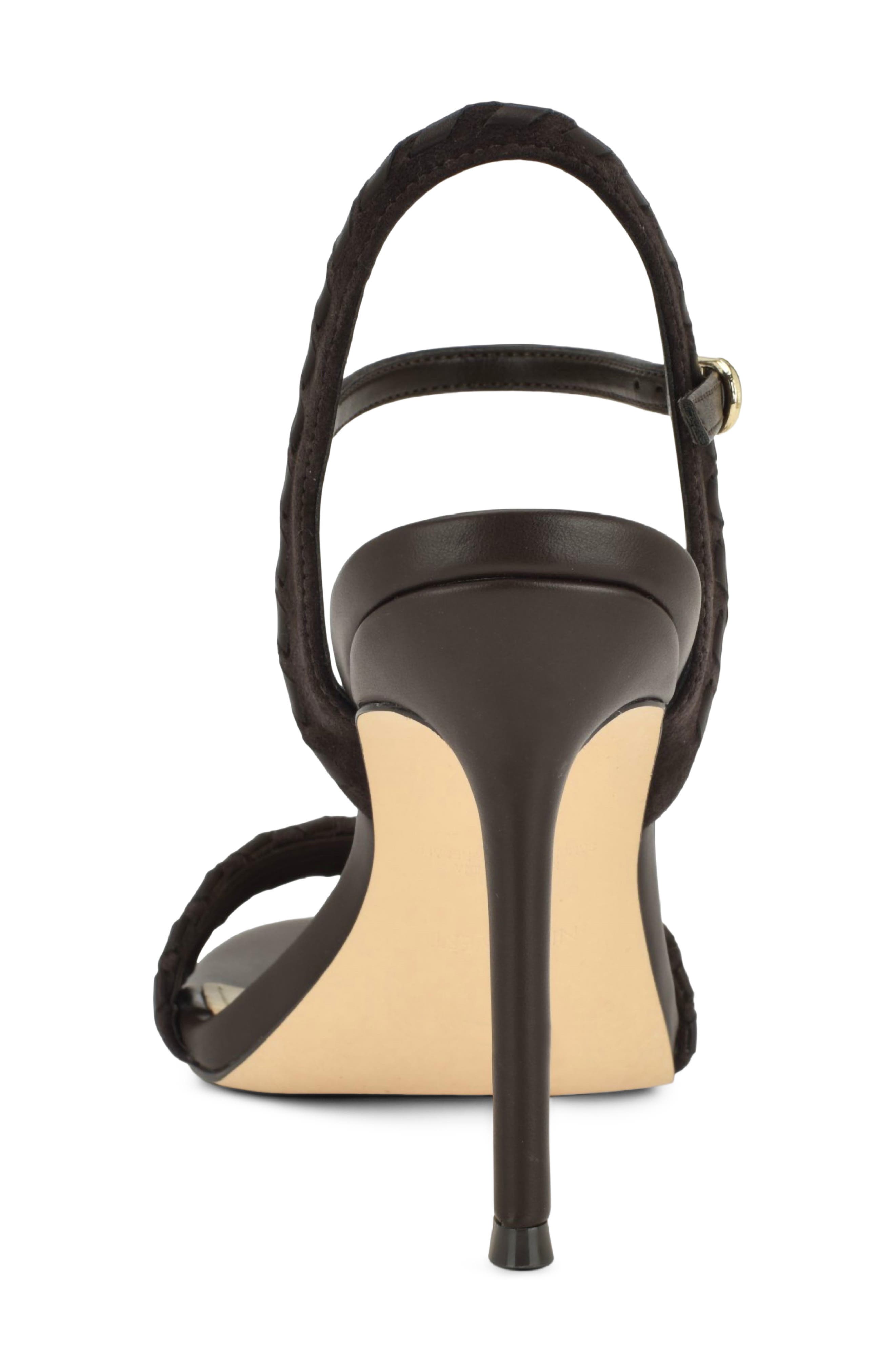 Maora Ankle Strap Stiletto Sandal, Alternate, color, DARK BROWN