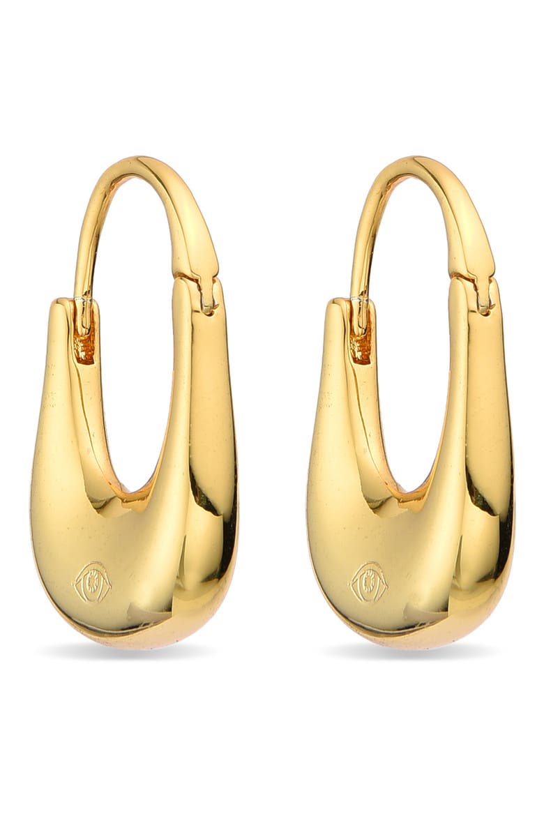 Oceane Gradient Hoop Earrings, Alternate, color, GOLD