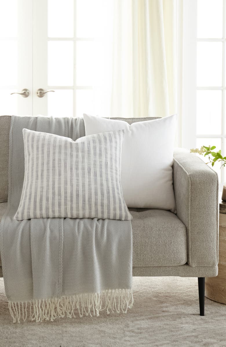 HOMESPUN Assorted 2-Pack Accent Pillows, Alternate, color, Stripe/Gray