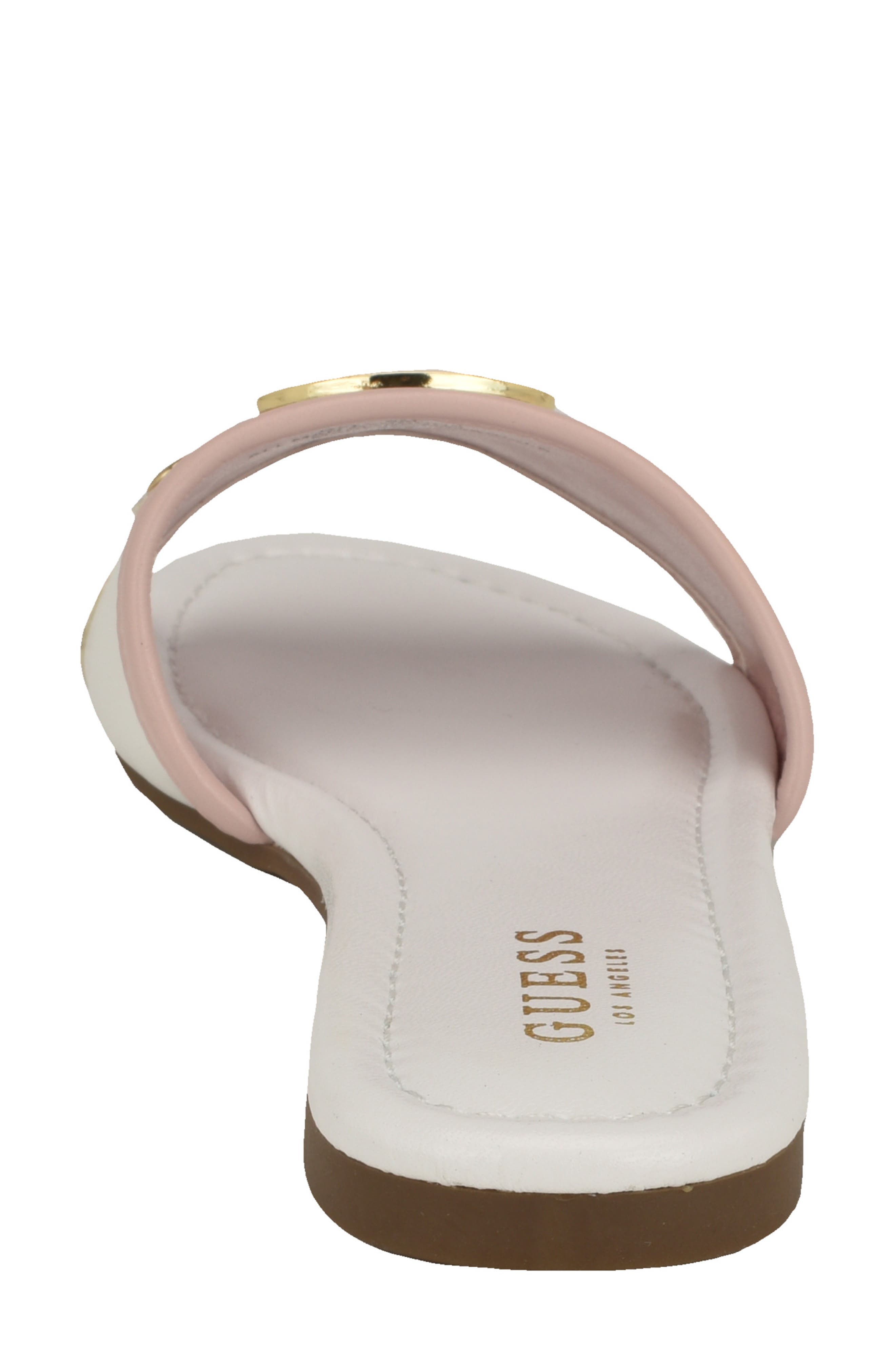 Lyndons Slide Sandal, Alternate, color, WHITE