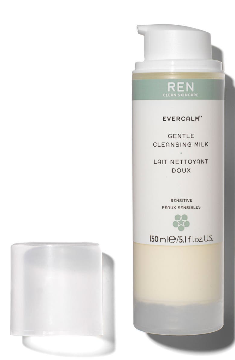 REN Clean Skincare Evercalm<sup>™</sup> Gentle Cleansing Milk, Alternate, color, 
