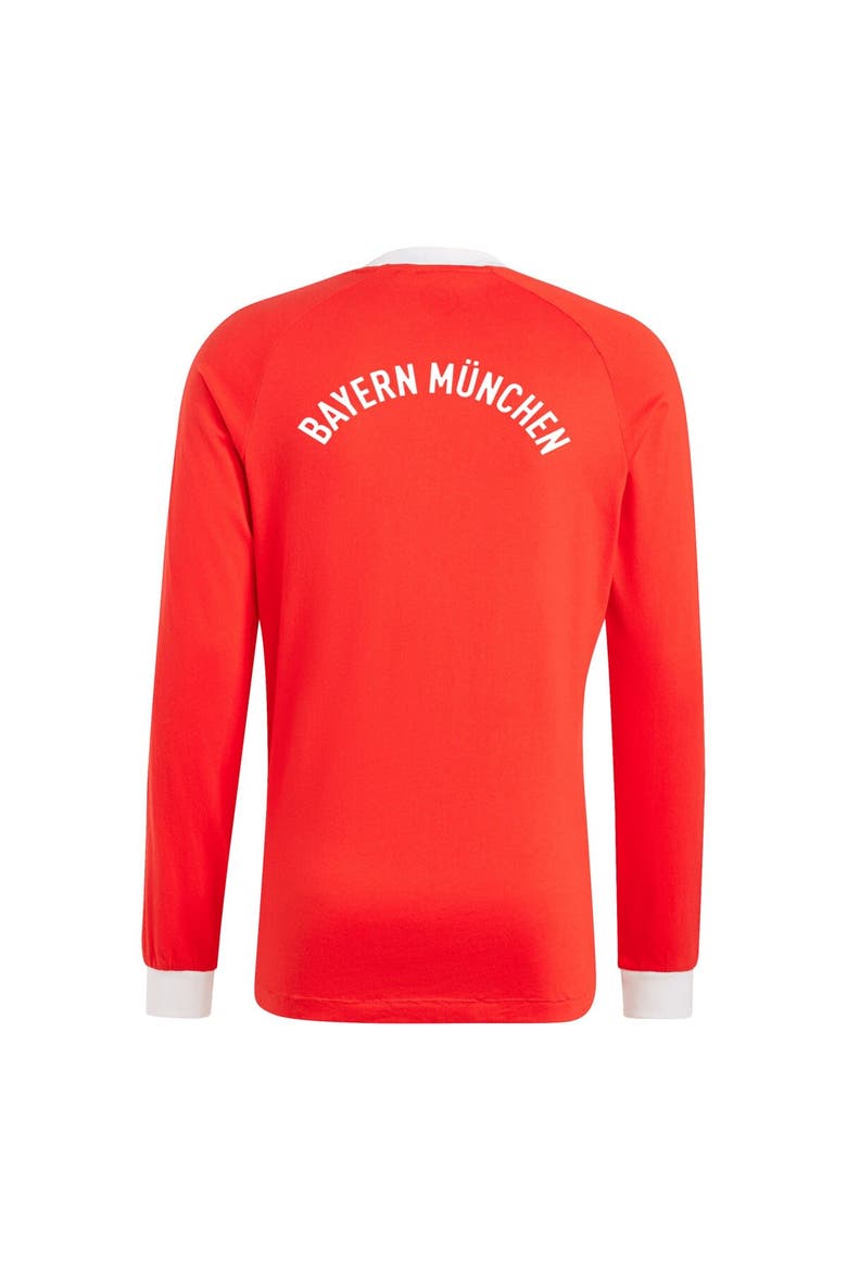 Men's adidas Originals Red Bayern Munich Energy Drop '70s Long Sleeve Jersey, Alternate, color, Red