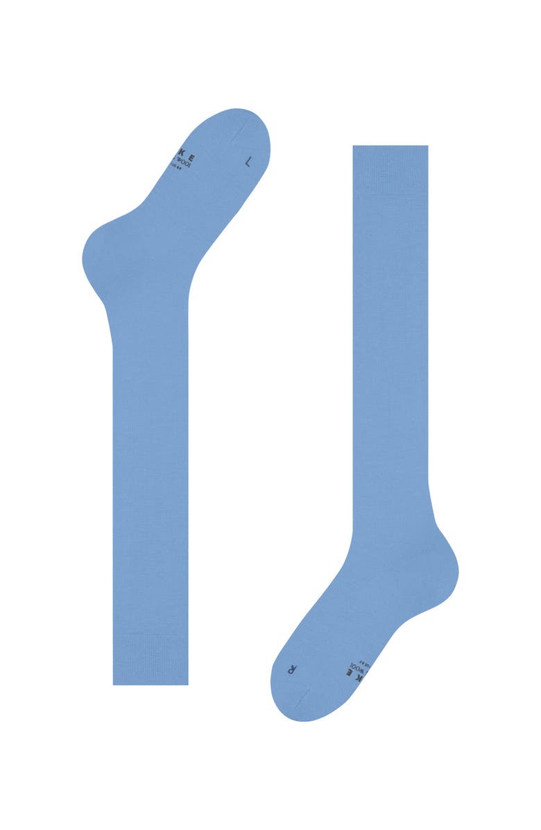 Falke Energizing Wool Compression Knee High Socks, Alternate, color, Cornflower Blue