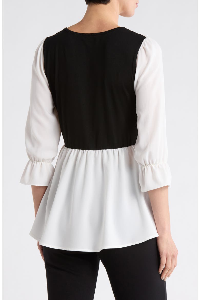 Twofer Top, Alternate, color, BLACK