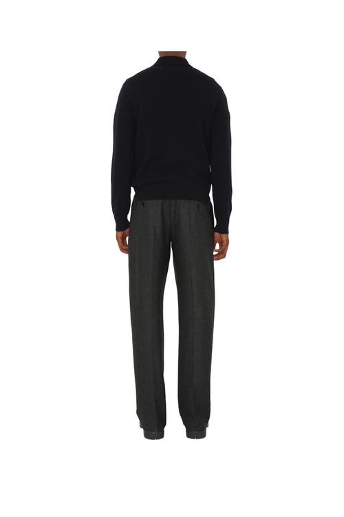 Burberry Long-sleeve Cashmere Blend Polo Shirt