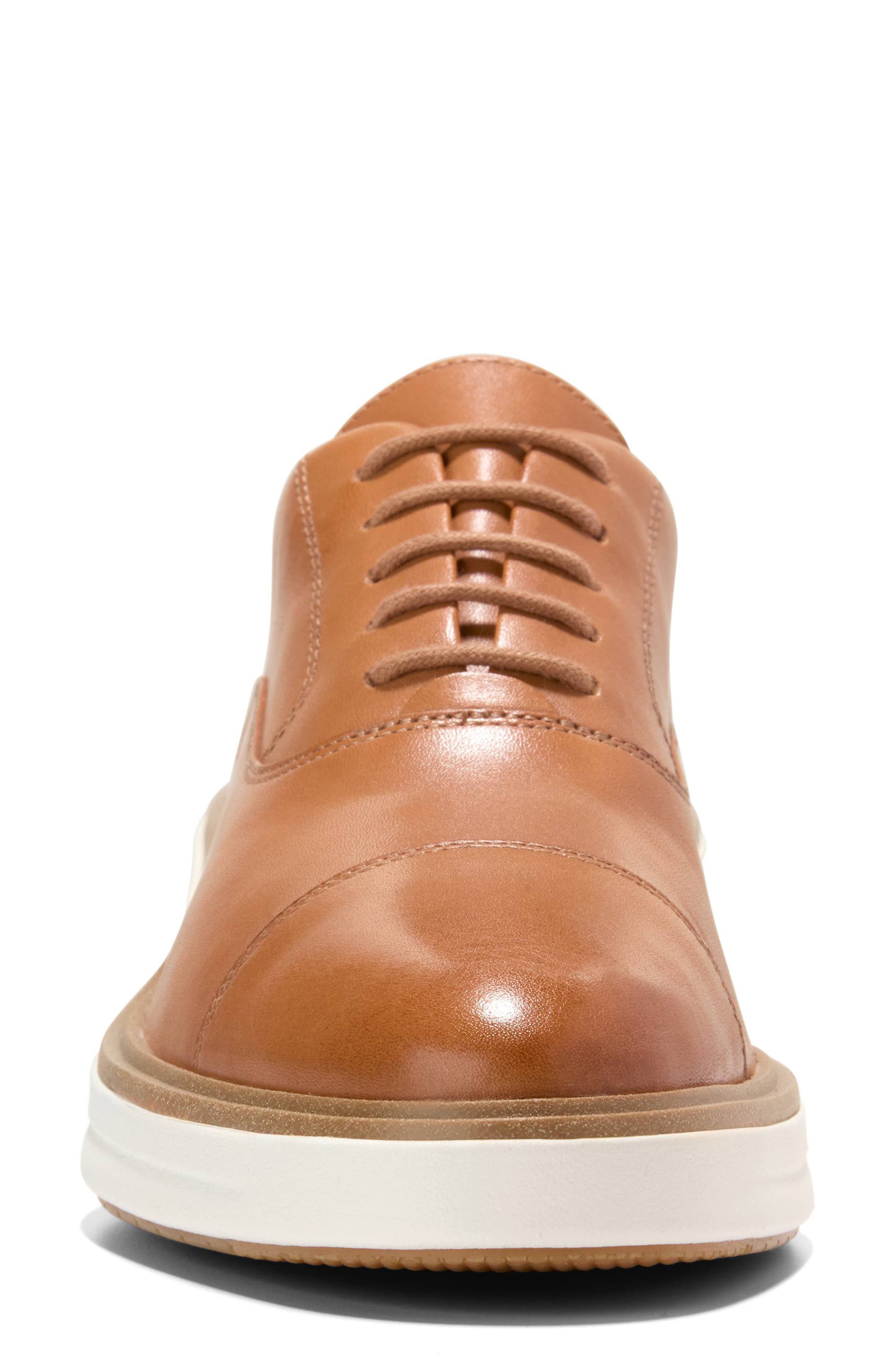 Cole Haan OriginalGrand Cityspectre Cap Toe Oxford, Alternate, color, Dark Caramel Leather