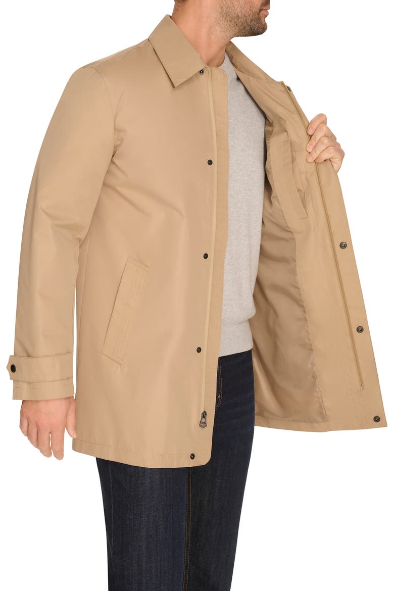 Water Resistant Classic Mac Coat, Alternate, color, KHAKI