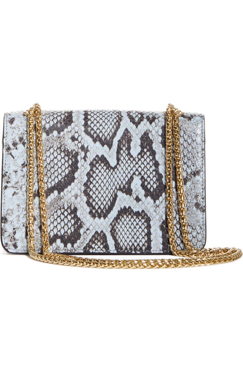 Strathberry Stylist Mini Snake Embossed Leather Crossbody Bag, Alternate, color,