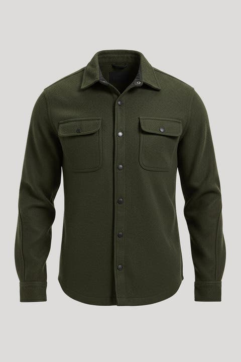 Park City Vegan Wool Shirt Jacket