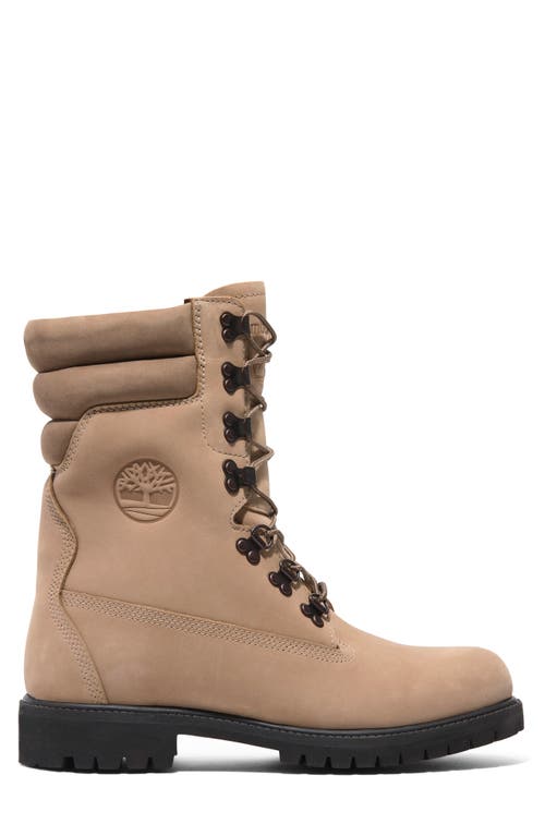 Timberland Premium Waterproof Primaloft® Insulated Super Boot In Medium Beige Nubuck