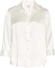 L'AGENCE Dani Silk Charmeuse Blouse