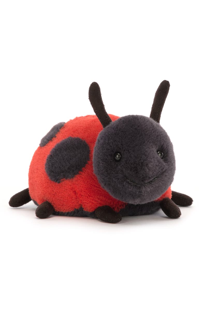 Jellycat Layla Ladybird Stuffed Animal, Main, color,