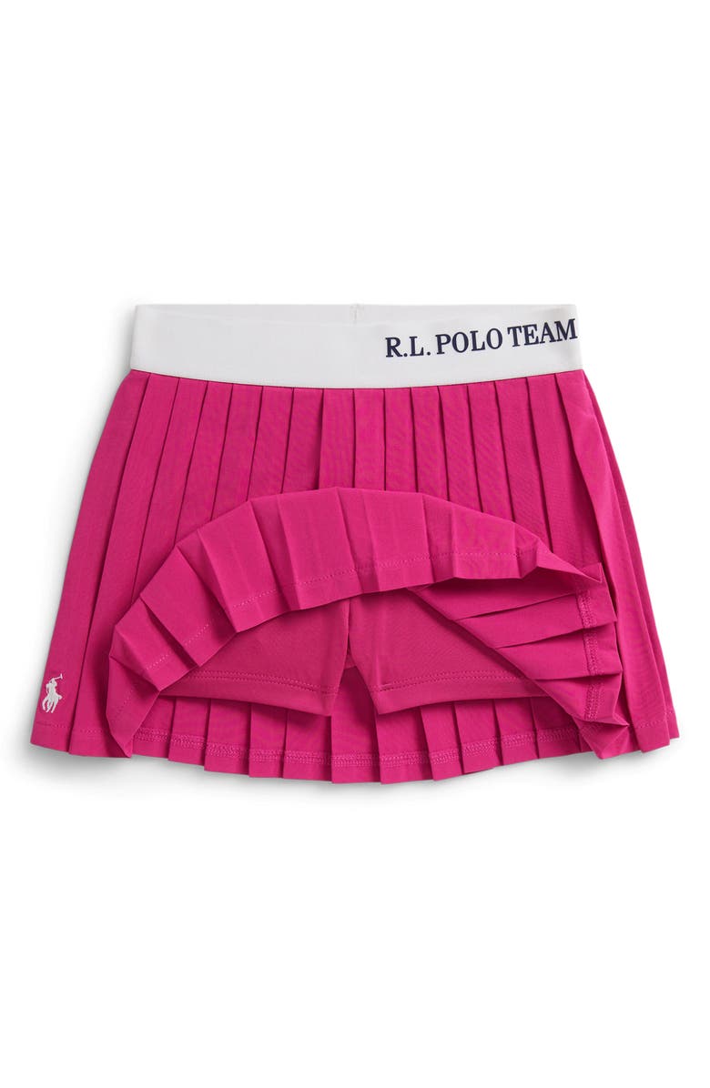 Polo Ralph Lauren Kids' 4-Way Axis Pleated Skirt, Alternate, color, College Pink