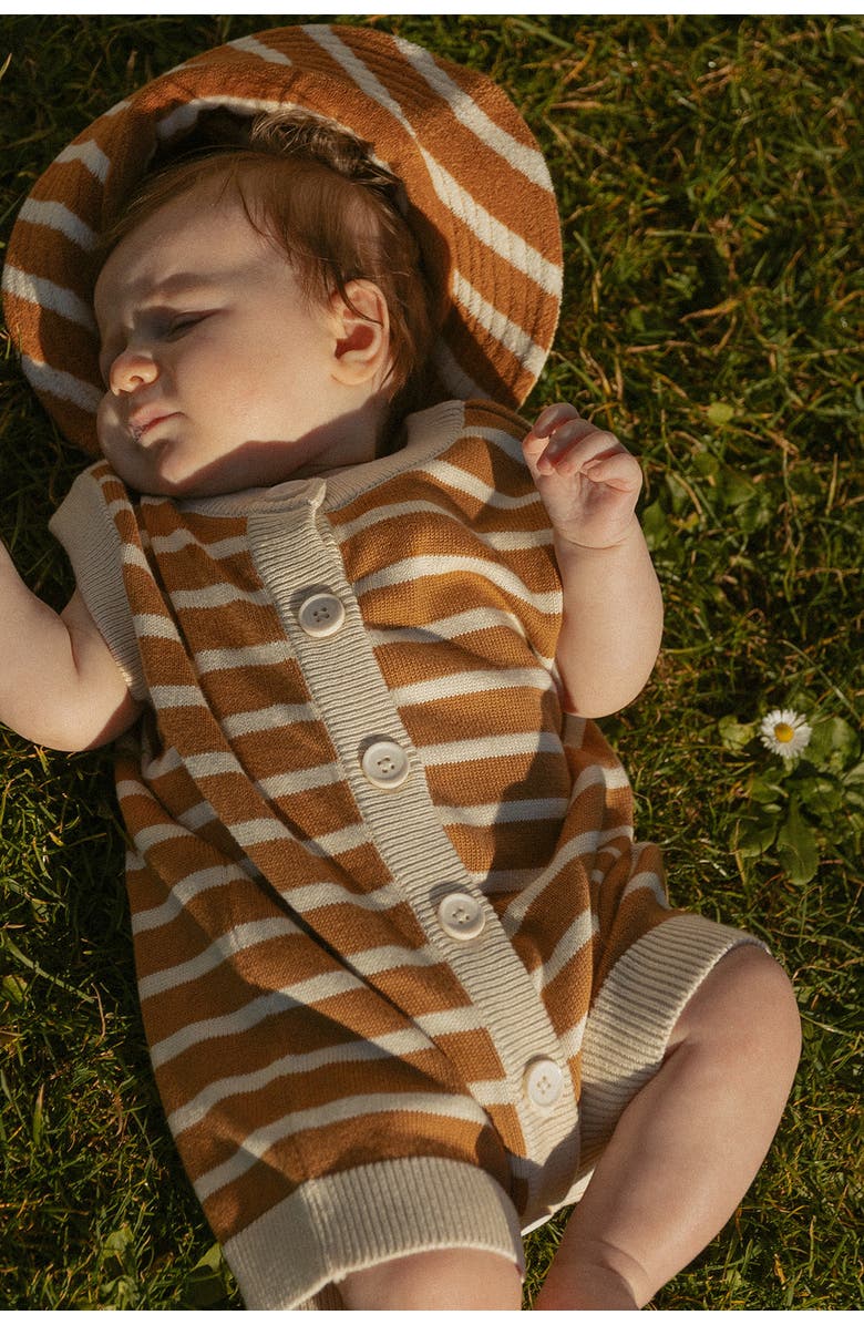 Winnie + Crew Thayer Jumpsuit, Alternate, color, Apple Cinnamon Stripe