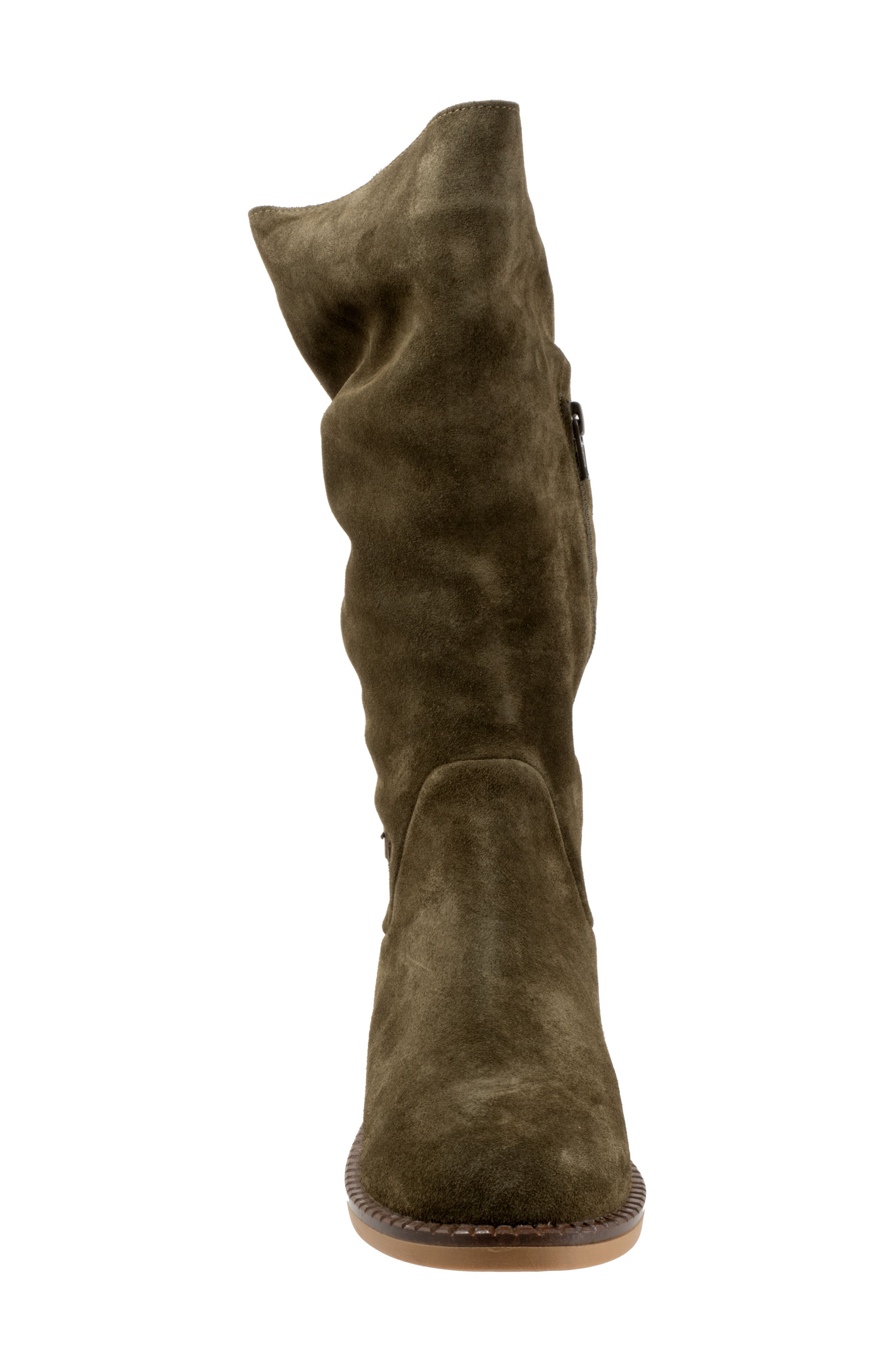 Bueno Ozzie Boot, Alternate, color, Dark Khaki Suede