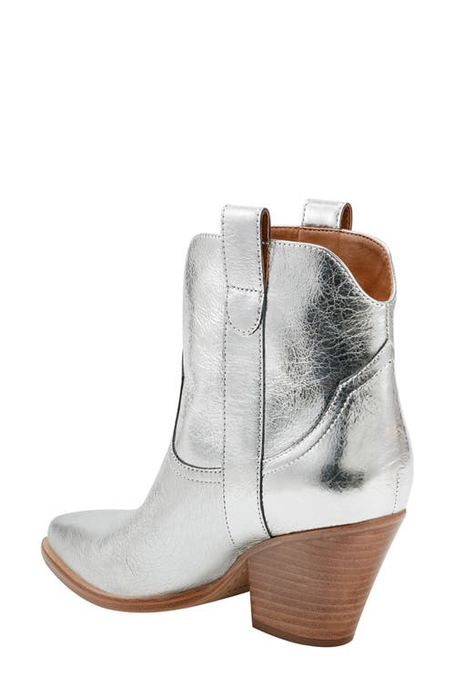 Marc Fisher Ltd Marlie Western Boot In Silver 040
