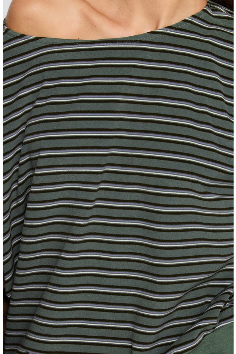 Zaylah One-Shoulder Sweater, Alternate, color, GREEN