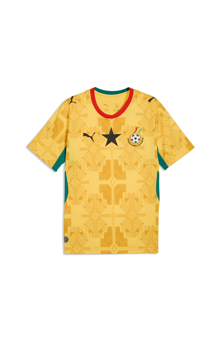 PUMA Men's Puma  Yellow Ghana National Team 2026 Away Replica Jersey, Alternate, color, Yellow