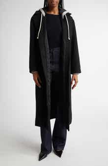 Cinq à Sept Vander Hooded Longline Coat