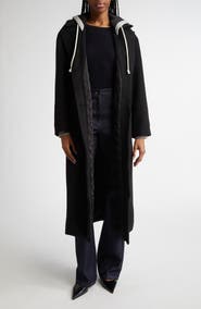 Cinq à Sept Vander Hooded Longline Coat