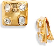 Kenneth Jay Lane Pavé Stud Earrings
