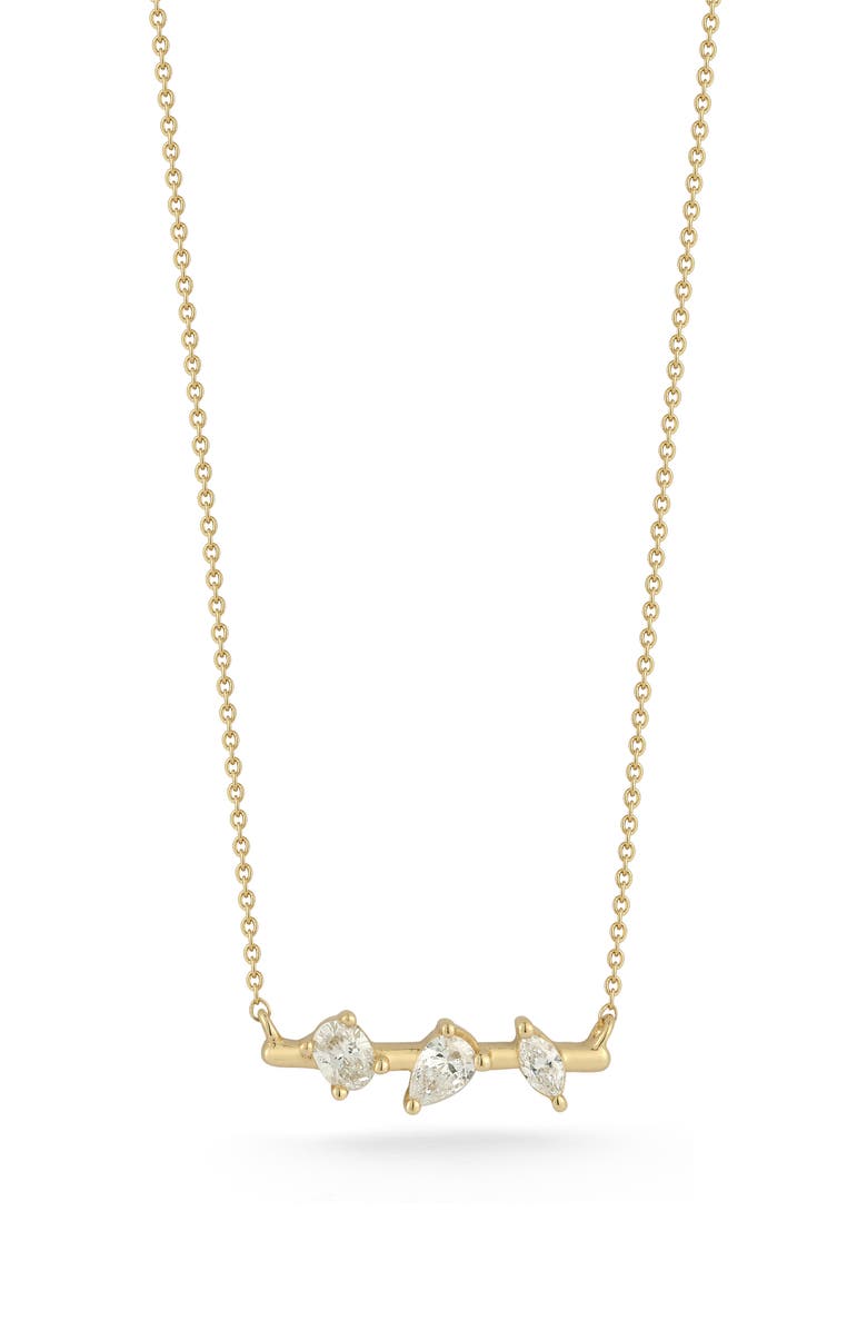 Dana Rebecca Designs Alexa Jordyn Diamond Pendant Necklace, Main, color, Yellow Gold