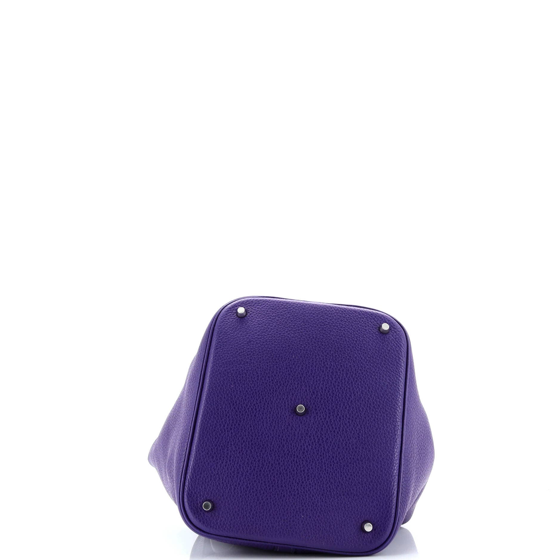 Pre-Owned Hermes Picotin Lock Bag Clemence GM, Alternate, color, Iris