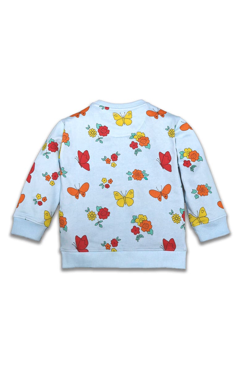 13014476 Long Sleeve Cotton Crew Neck Sweatshirt, Alternate, color, Blue