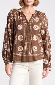 DR2 by Daniel Rainn Long Sleeve Cotton Top
